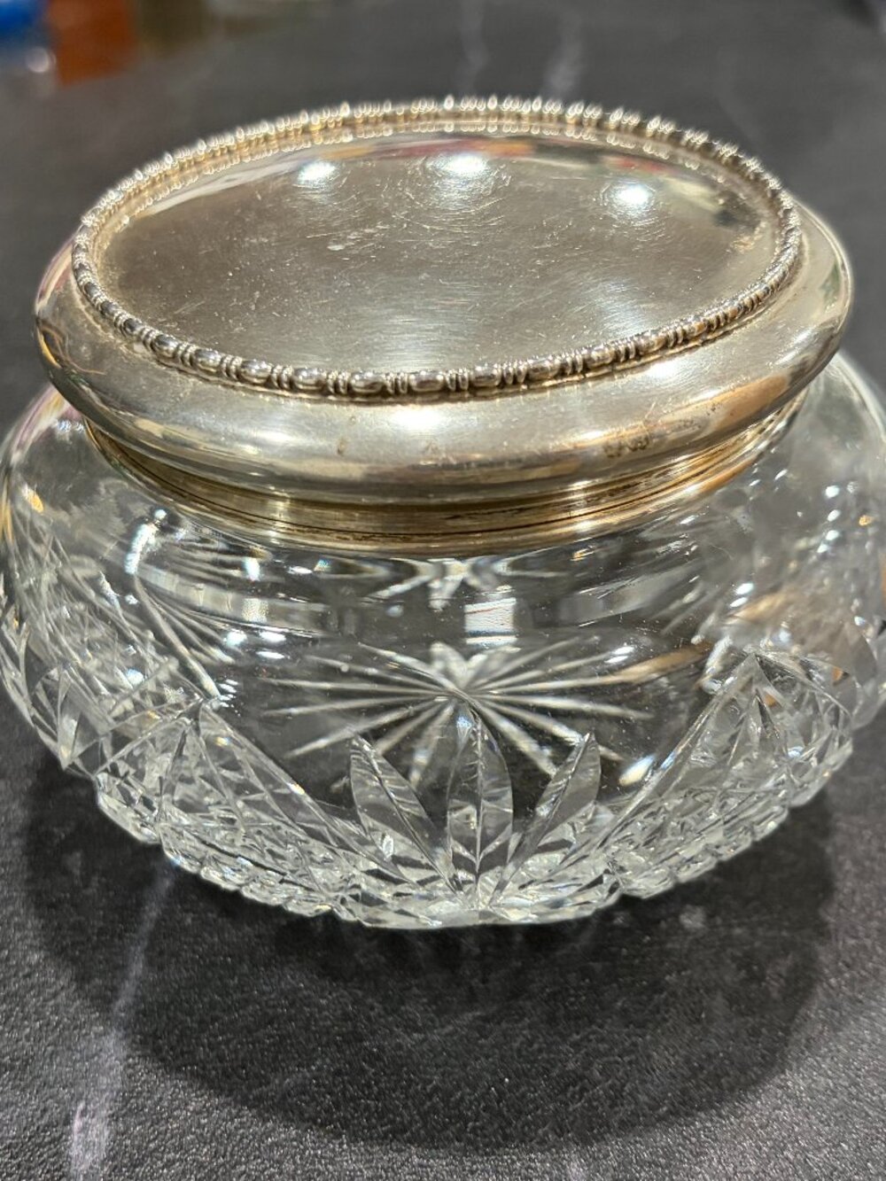 STERLING SILVER BIRKS DRESSER JAR